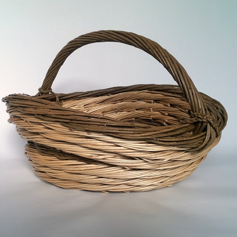 Oval contemporary basket